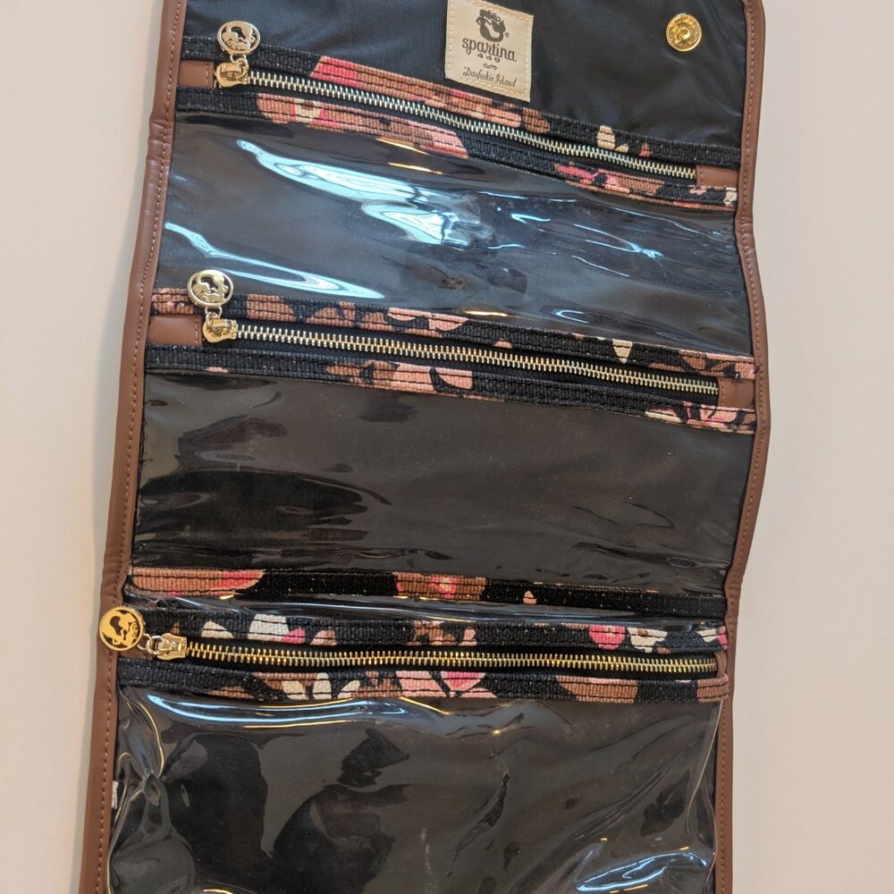 Spartina travel toiletries foldable hanging bag - Picture 3 of 7